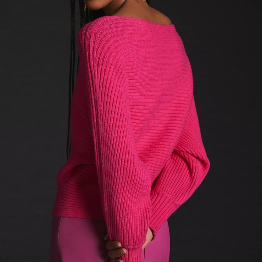 Anthropologie Ribbed Pullover Sweater - Picture 4 of 14